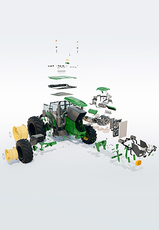 Exploded Tractor